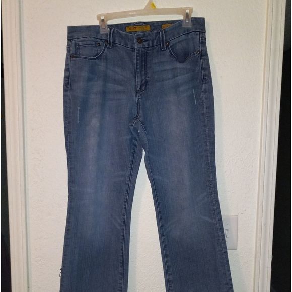 Seven7 Denim - Seven 7 Bootcut Distressed Jeans